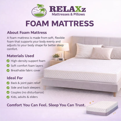 Relaxz Prime - 6" Foam Mattress