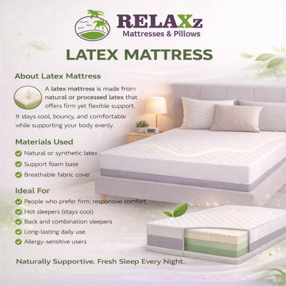 Relaxz Naturale - 6" Latex Mattress